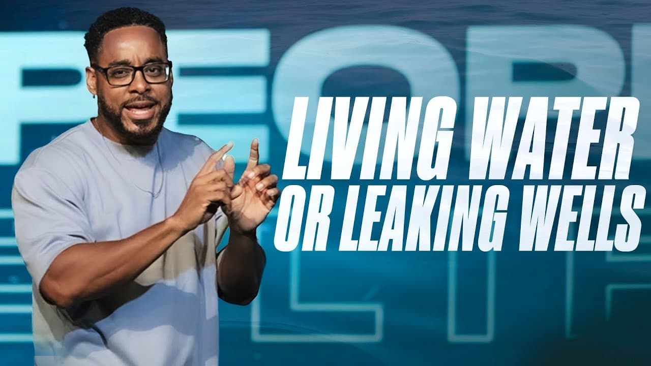 Living Water Or Leaking Wells // What’s Your Source // Pastor Aaron Chapman // Alive Church