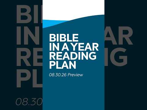 August 30th-September 6th Reading Plan!