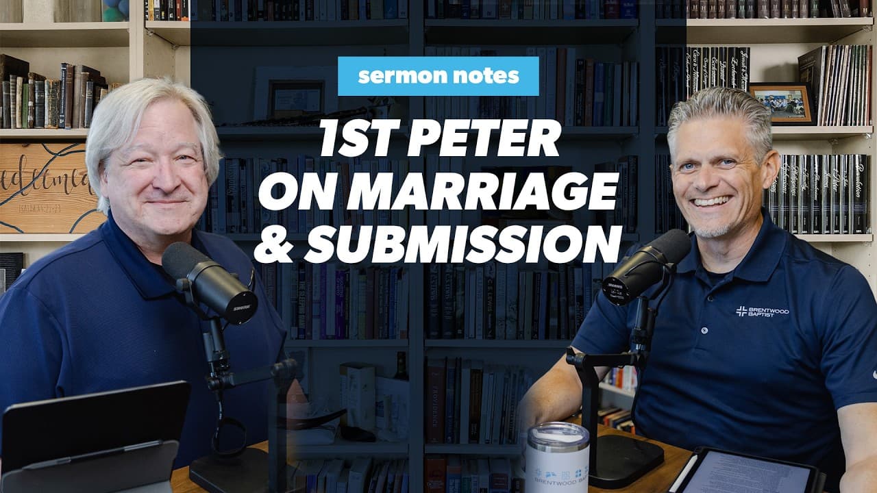 1 Peter and Marriage: Suffering, Submission, and the Witness of Our Relationships