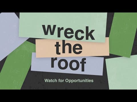 Watch for Opportunities | Bob Merritt
