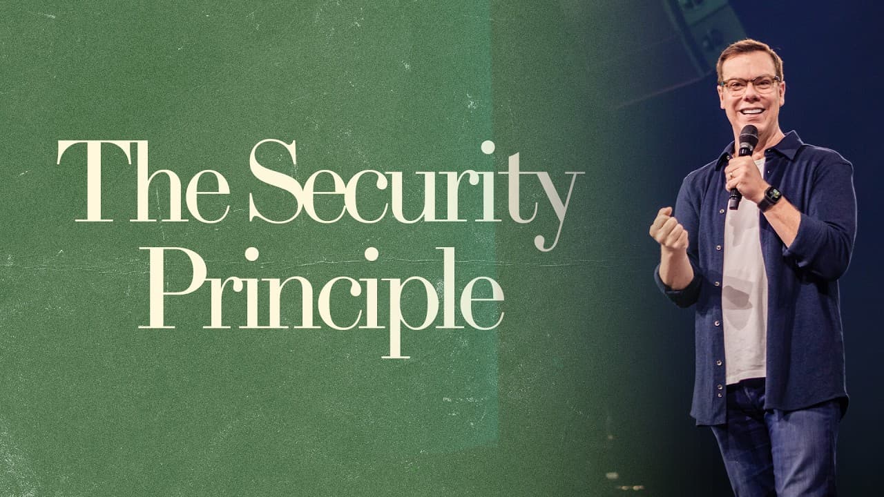 Jesus On Money: The Security Principle