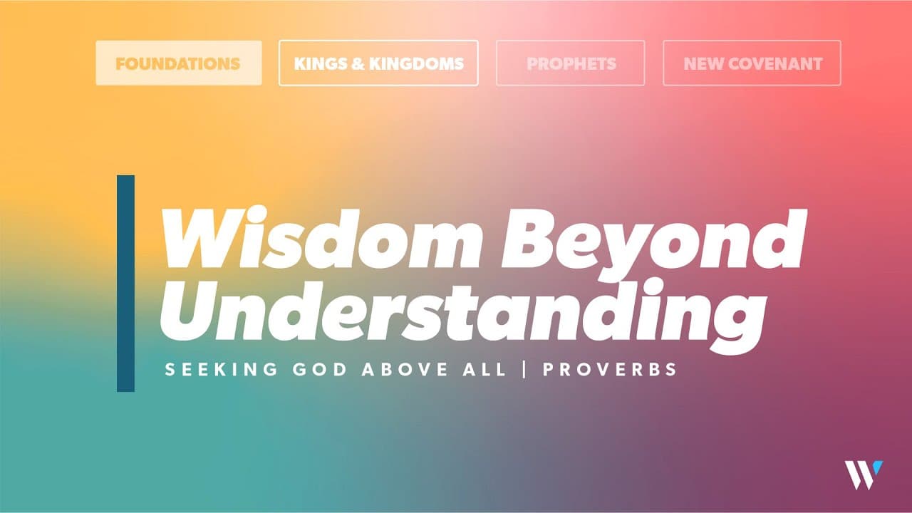 Wisdom Beyond Understanding: Seeking God Above All | Proverbs 3:5-6 | Ben Mandrell