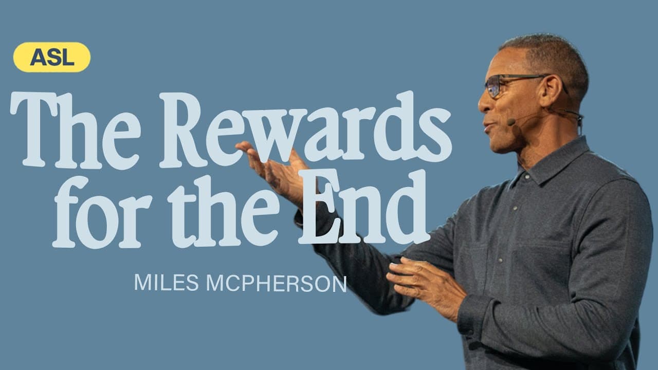 ASL | Gateway Church Live | “The Rewards for the End” by Miles McPherson | November 5
