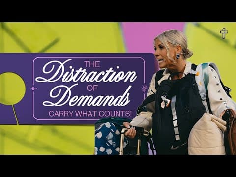 The Distractions of Demands: Carry What Counts // Do Not Disturb (Part 3) // Pastor Amberly Bell