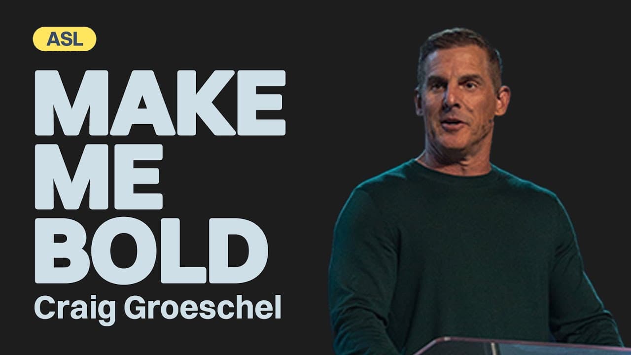 ASL | Gateway Church Live | “Make Me Bold” by Craig Groeschel | October 22