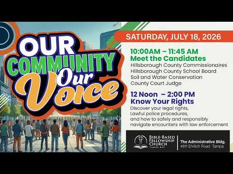 Bible Based Fellowship Church Tampa Bay | July 5TH