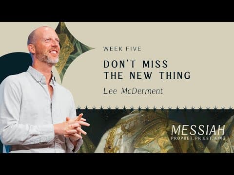 Don't Miss the New Thing