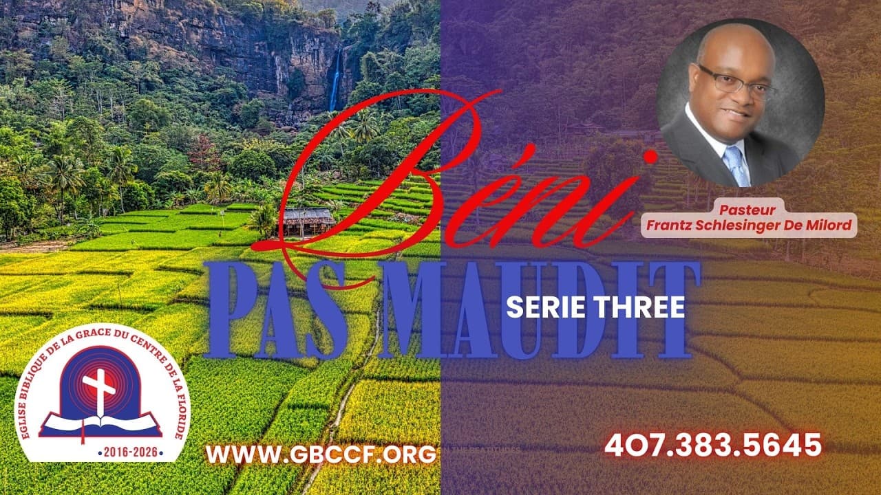 JE SUIS BÉNI, JE NE SUIS PAS MAUDIT SERIES 3 DEUTÉRONOME 28:1-2