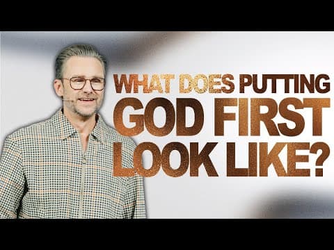 LEGACY Pt. 2 "What Does Putting God First Look Like?" | Pastor Shaun Nepstad